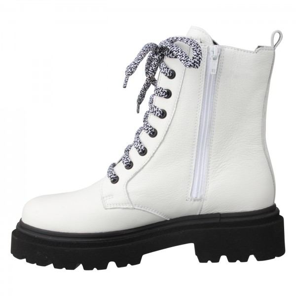 Lei By Tessamino Damenstiefel Frizzi weiss/schwarz Fabrikpreis