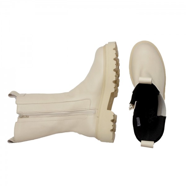 Lei By Tessamino Damenstiefel Fine beige Günstig kaufen