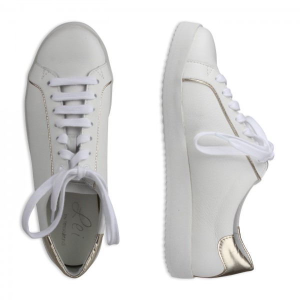 Lei By Tessamino Damensneaker Nena weiss/gold Muttertagsangebot
