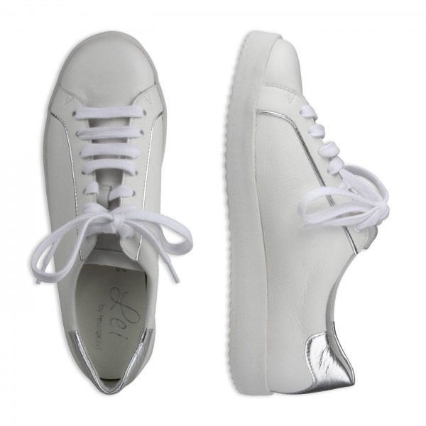 Lei By Tessamino Damensneaker Nena weiss/silber Vatertagsangebot