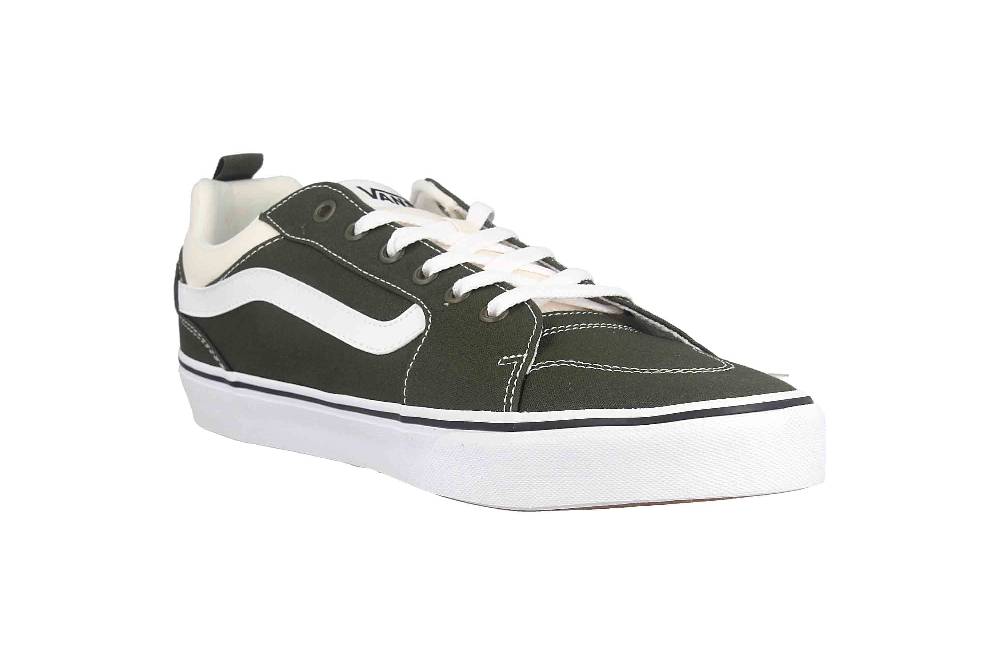 VANS MN Filmore CANVAS BLOCK OLIVE/WHITE Sneaker in Übergrößen Grün VN0A5EDUY331 große Herrenschuhe Online Outlet