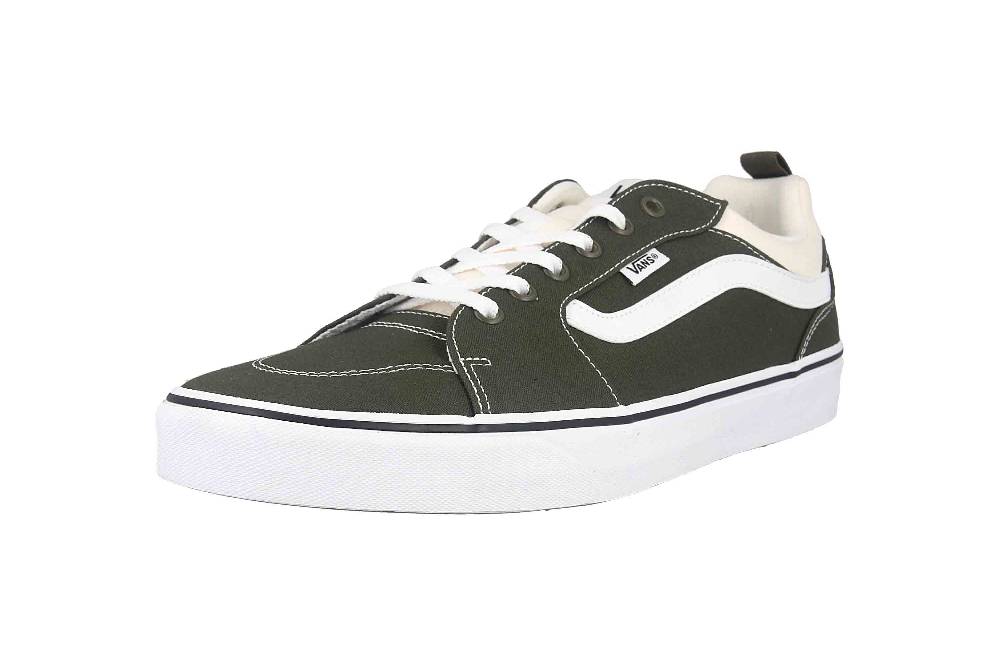 VANS MN Filmore CANVAS BLOCK OLIVE/WHITE Sneaker in Übergrößen Grün VN0A5EDUY331 große Herrenschuhe Online Outlet