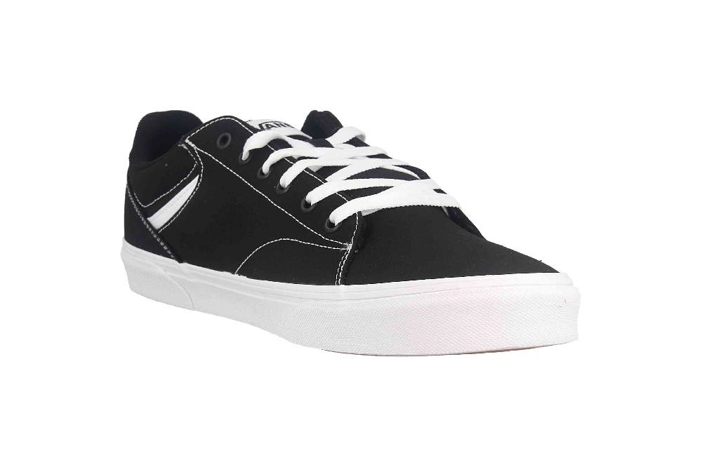 VANS MN Seldan CANVAS (Canvas) Black/White Sneaker in Übergrößen Schwarz VN0A4TZE1871 große Herrenschuhe Zeitlich begrenztes Angebot