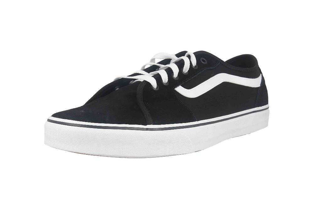VANS MN Filmore Decon SUEDE/CANVAS (SUEDE/CANVAS) BLK/WHITE Sneaker in Übergrößen Schwarz VN0A3WKZ5LM1 große Herrenschuhe Räumungsverkauf