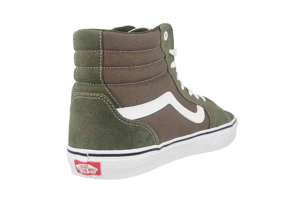 VANS MN Filmore Hi SUEDE/CANVAS GRAPE LEAF/WHITE Sneaker in Übergrößen Grün VN0A5KXTRQV1 große Herrenschuhe Sonderangebote