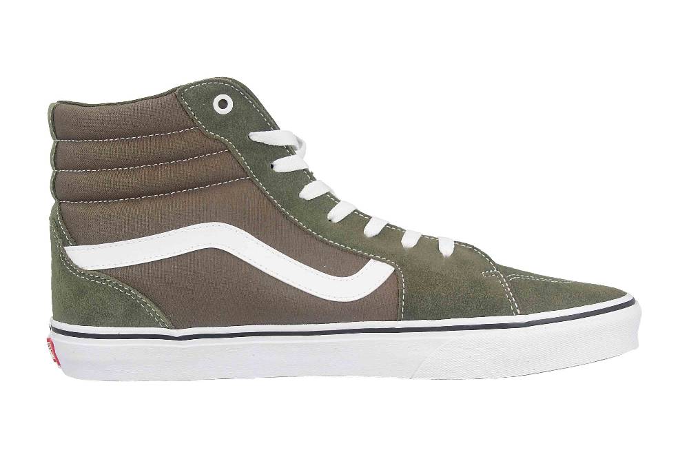 VANS MN Filmore Hi SUEDE/CANVAS GRAPE LEAF/WHITE Sneaker in Übergrößen Grün VN0A5KXTRQV1 große Herrenschuhe Sonderangebote