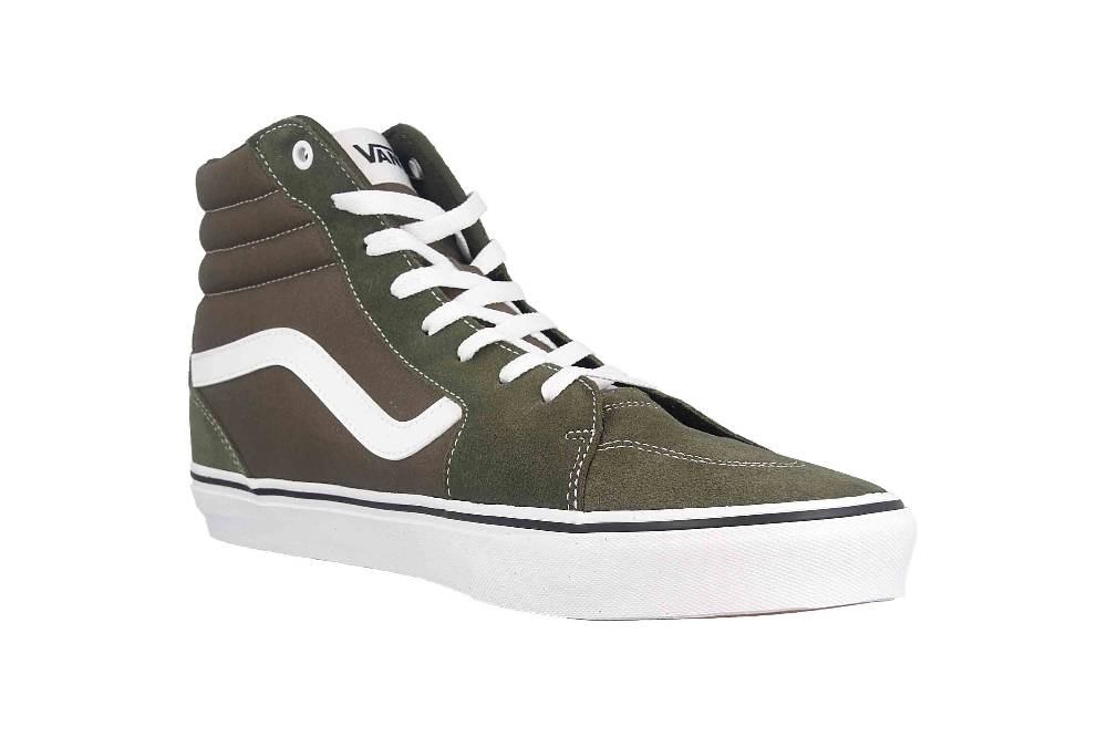 VANS MN Filmore Hi SUEDE/CANVAS GRAPE LEAF/WHITE Sneaker in Übergrößen Grün VN0A5KXTRQV1 große Herrenschuhe Sonderangebote
