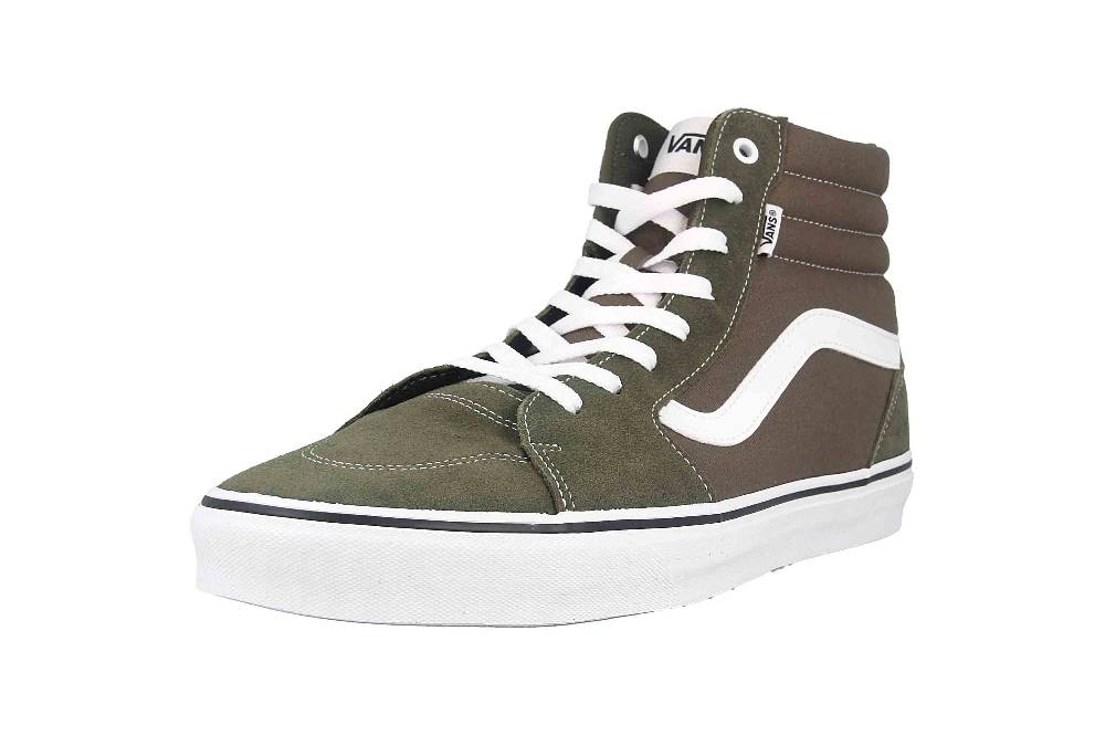 VANS MN Filmore Hi SUEDE/CANVAS GRAPE LEAF/WHITE Sneaker in Übergrößen Grün VN0A5KXTRQV1 große Herrenschuhe Sonderangebote