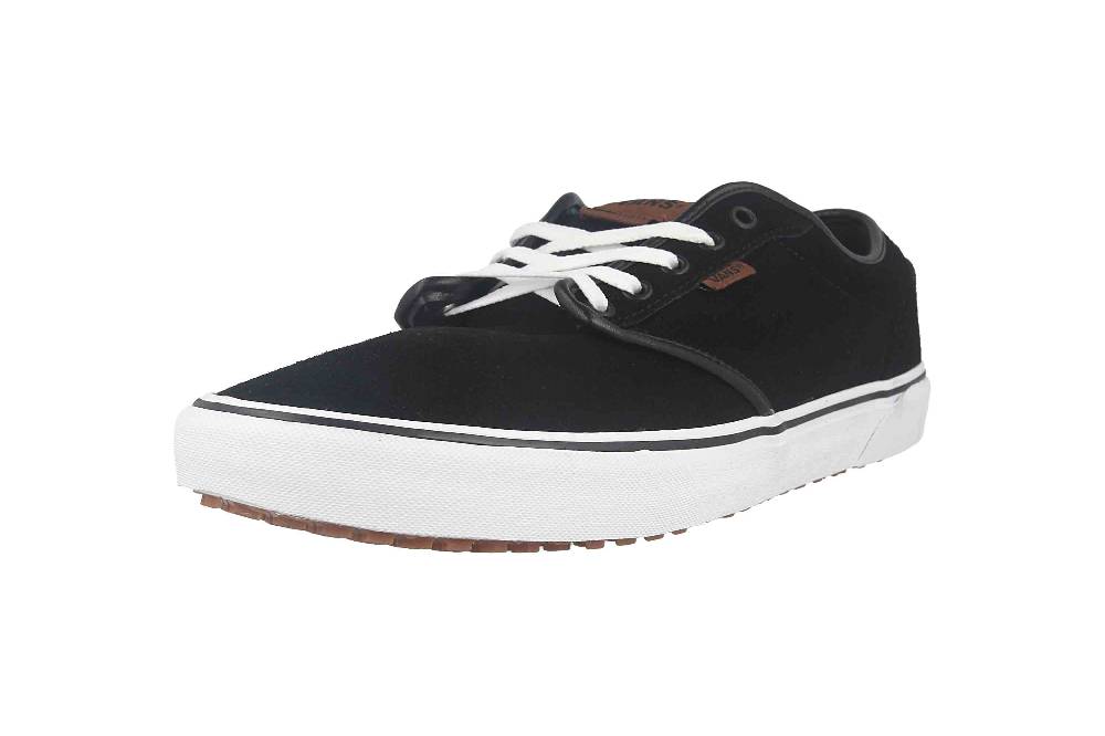 VANS MN ATWOOD VANSGUARD (SUEDE FLEECE) BLACK/WHITE Sneaker in Übergrößen Schwarz VN0A5KXS70P1 große Herrenschuhe Riesige Ersparnisse