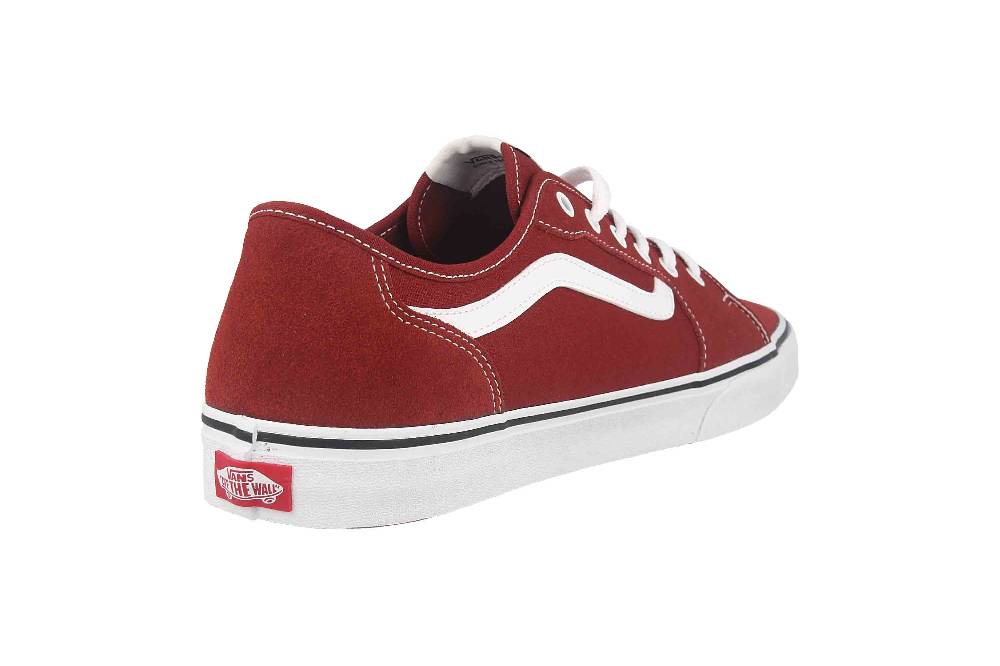 VANS MN Filmore Decon SUEDE/CANVAS FIRED BRICK Sneaker in Übergrößen Rot VN0A5HTYZHG1 große Herrenschuhe VIP-Rabatte