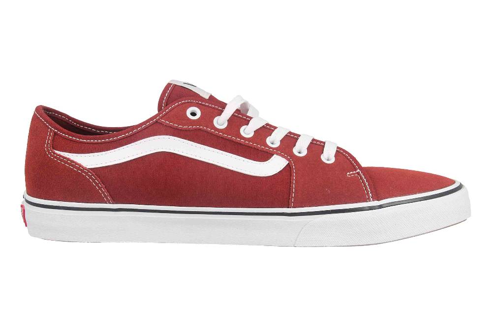 VANS MN Filmore Decon SUEDE/CANVAS FIRED BRICK Sneaker in Übergrößen Rot VN0A5HTYZHG1 große Herrenschuhe VIP-Rabatte