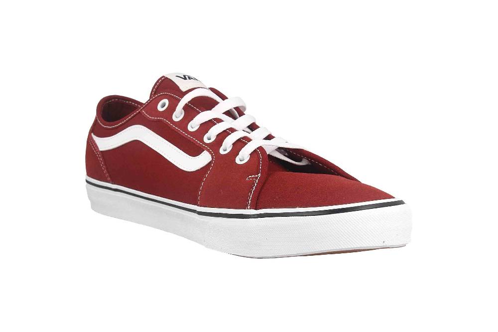 VANS MN Filmore Decon SUEDE/CANVAS FIRED BRICK Sneaker in Übergrößen Rot VN0A5HTYZHG1 große Herrenschuhe VIP-Rabatte