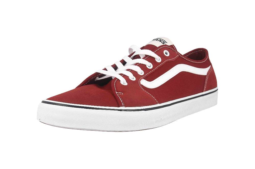 VANS MN Filmore Decon SUEDE/CANVAS FIRED BRICK Sneaker in Übergrößen Rot VN0A5HTYZHG1 große Herrenschuhe VIP-Rabatte