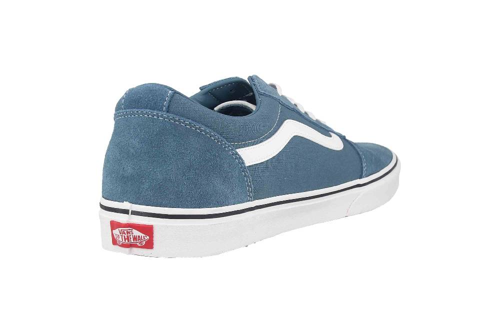 VANS MN Ward SUEDE/CANVAS BLUESTONE Sneaker in Übergrößen Blau VN0A38DMJCN1 große Herrenschuhe Super Sparpreis