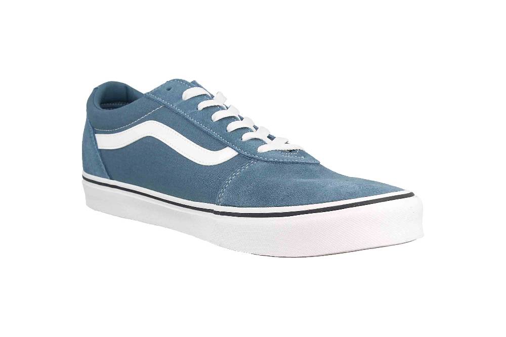VANS MN Ward SUEDE/CANVAS BLUESTONE Sneaker in Übergrößen Blau VN0A38DMJCN1 große Herrenschuhe Super Sparpreis