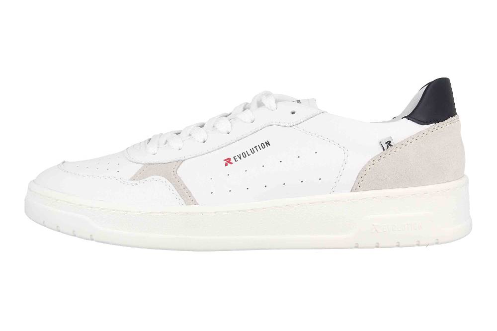 Rieker Evolution Sneaker in Übergrößen Weiß U0401-81 große Herrenschuhe Nur noch ein Tag übrig
