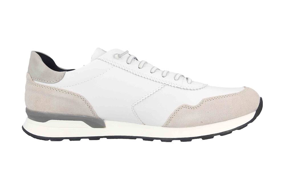 Rieker Evolution Sneaker in Übergrößen Weiß U0303-80 große Herrenschuhe Riesige Rabatte
