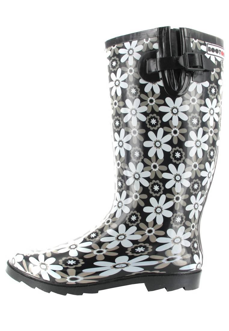 Intex Kautschuk-Gummistiefel in Übergrößen Schwarz Florence 14102 große Damenschuhe Preisnachlass