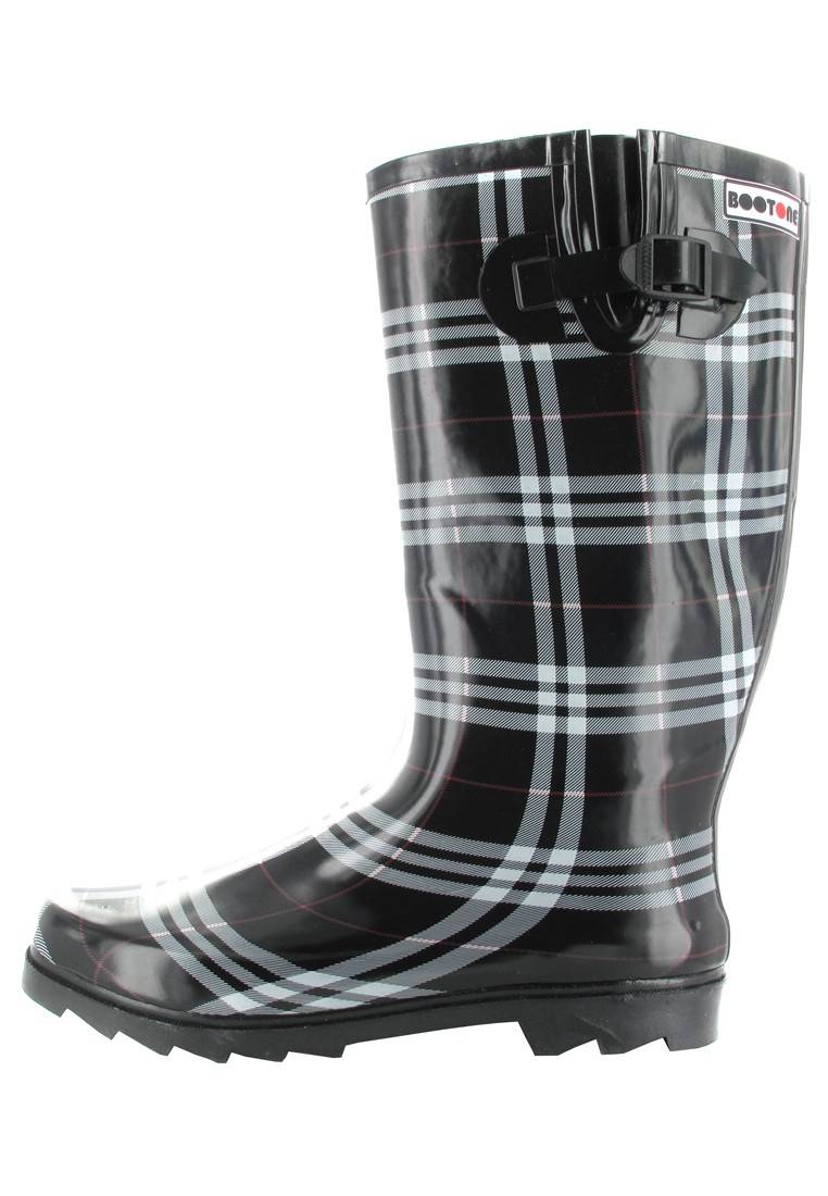 Intex Kautschuk-Gummistiefel in Übergrößen Schwarz Cora 14101 große Damenschuhe Saisonschlussverkauf