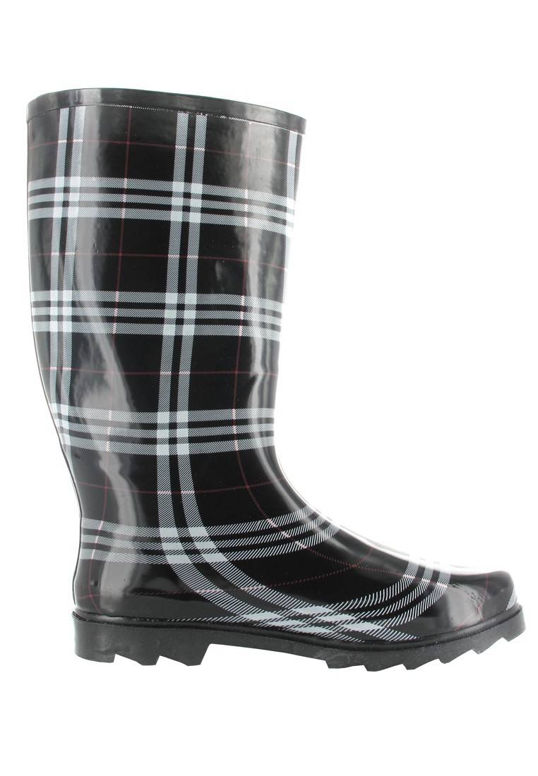 Intex Kautschuk-Gummistiefel in Übergrößen Schwarz Cora 14101 große Damenschuhe Saisonschlussverkauf