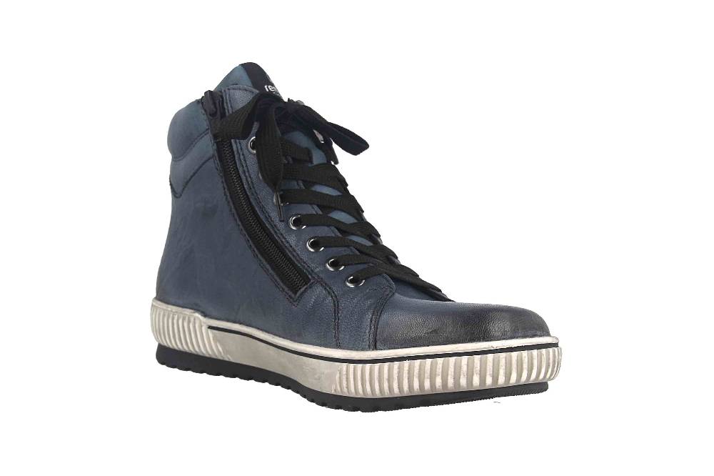 Remonte Stiefel in Übergrößen Blau D0772-14 große Damenschuhe Weihnachtsangebot