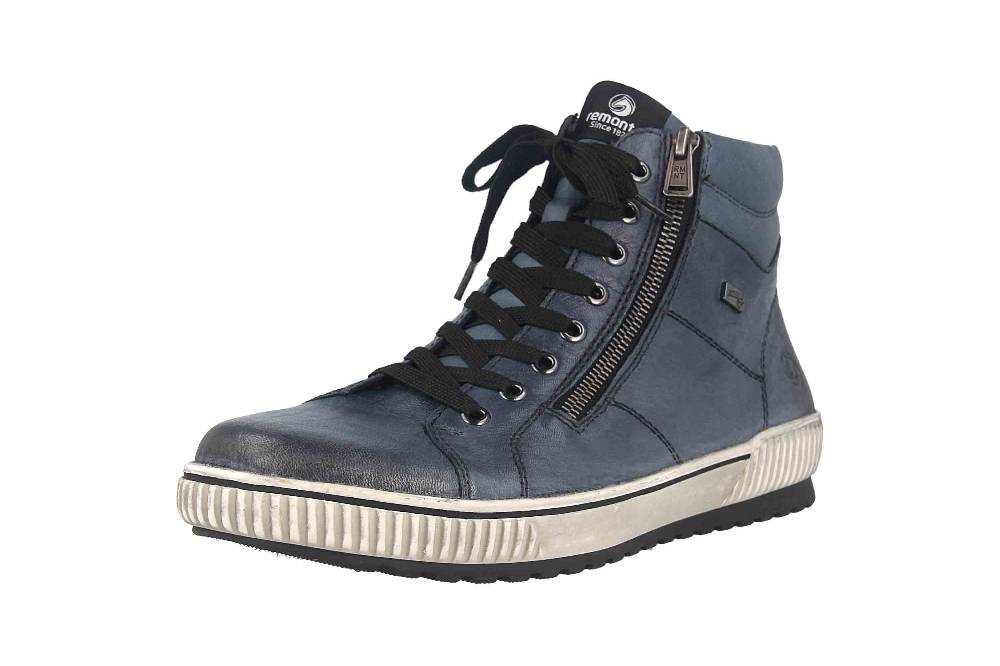 Remonte Stiefel in Übergrößen Blau D0772-14 große Damenschuhe Weihnachtsangebot