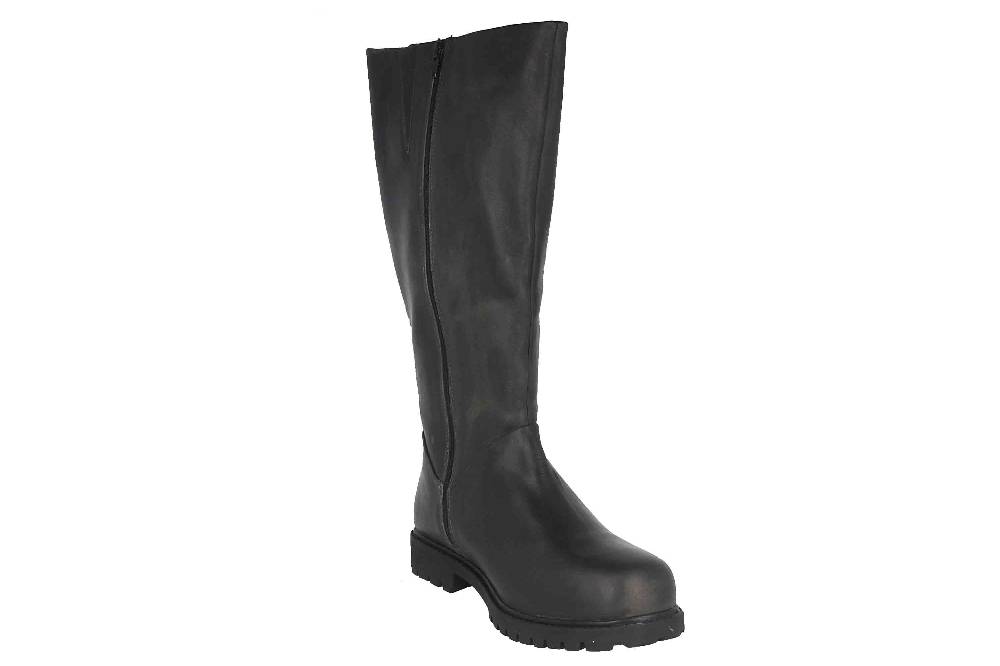 MayBe Weitschaftstiefel in Übergrößen Grau 67668 Anthrazite große Damenschuhe Muttertagsangebot