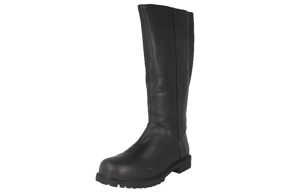 MayBe Weitschaftstiefel in Übergrößen Grau 67668 Anthrazite große Damenschuhe Muttertagsangebot