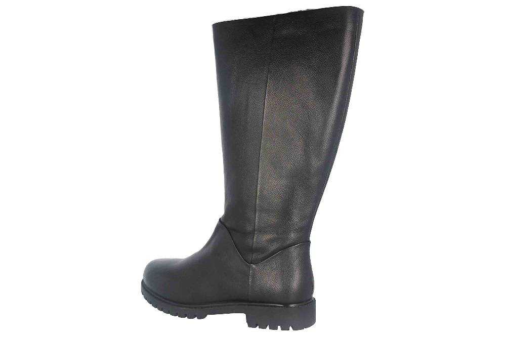 MayBe Weitschaftstiefel in Übergrößen Schwarz 67668 Black große Damenschuhe Vatertagsangebot