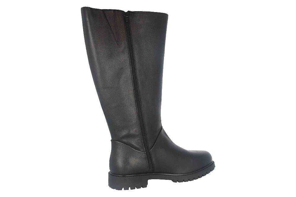 MayBe Weitschaftstiefel in Übergrößen Schwarz 67668 Black große Damenschuhe Vatertagsangebot