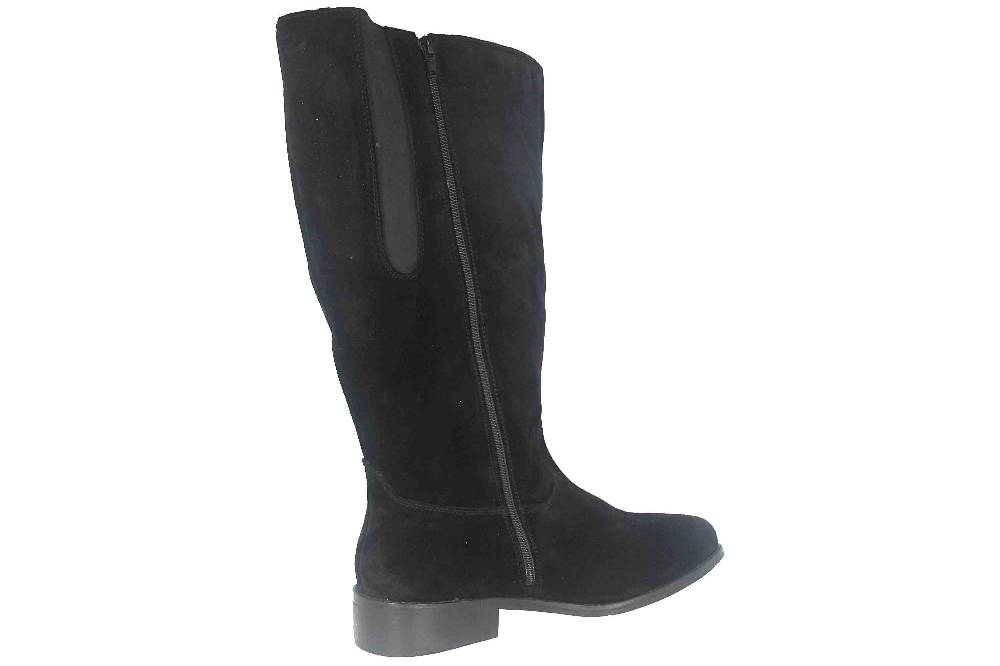 MayBe Weitschaftstiefel in Übergrößen Schwarz 67667 Black große Damenschuhe Valentinstagsangebot