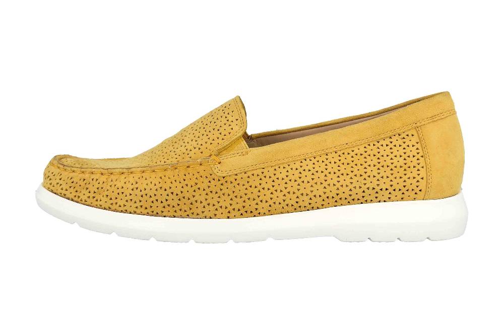 Sioux CORTIZIA-713-H Slipper in Übergrößen Gelb 64903 große Damenschuhe Bestseller