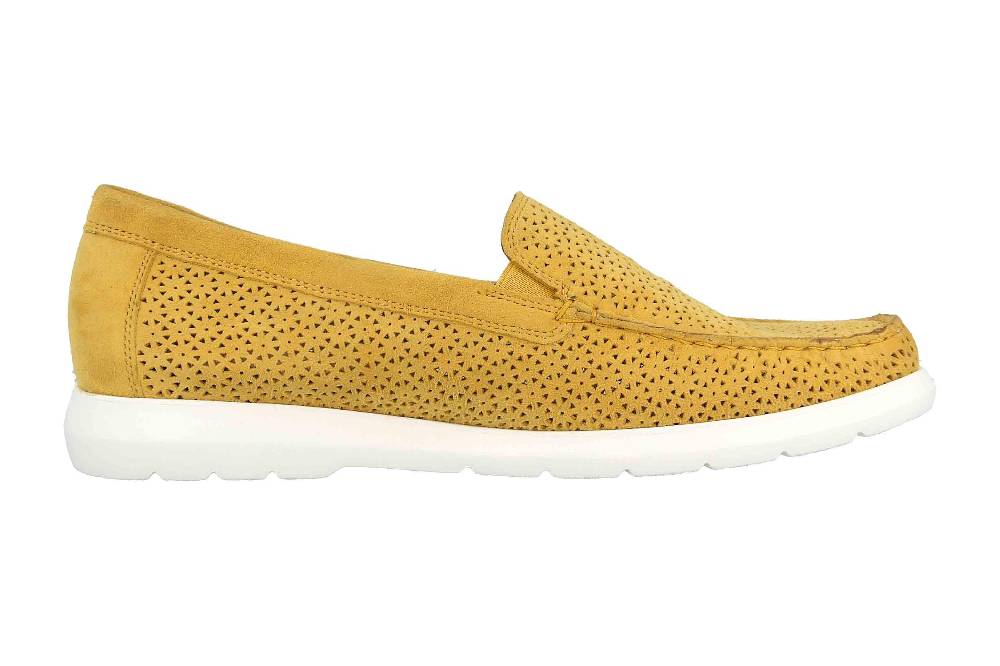 Sioux CORTIZIA-713-H Slipper in Übergrößen Gelb 64903 große Damenschuhe Bestseller
