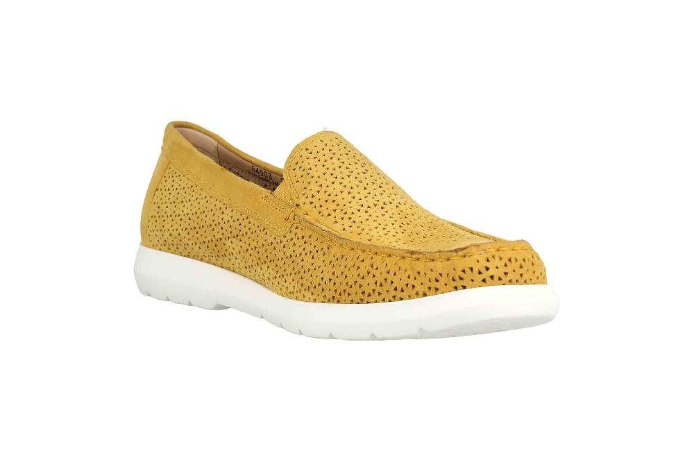 Sioux CORTIZIA-713-H Slipper in Übergrößen Gelb 64903 große Damenschuhe Bestseller