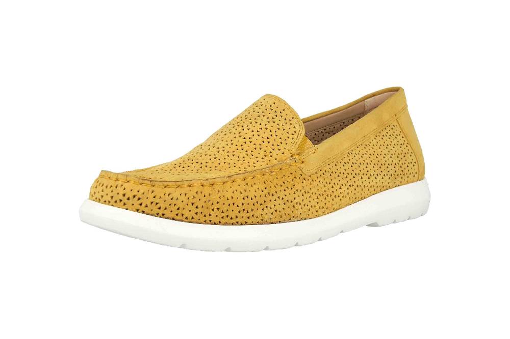 Sioux CORTIZIA-713-H Slipper in Übergrößen Gelb 64903 große Damenschuhe Bestseller