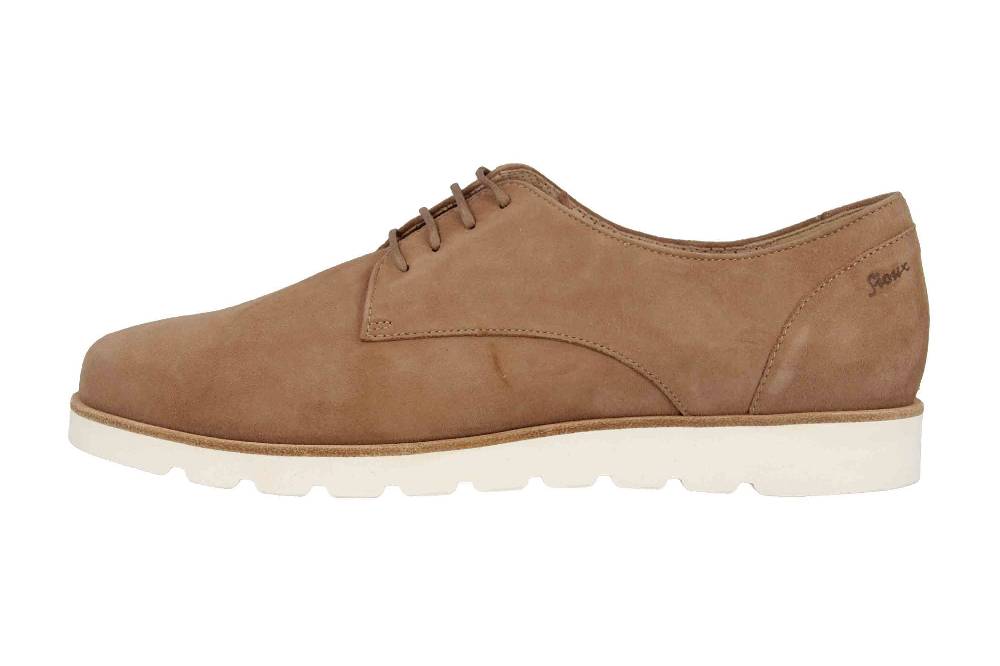Sioux Meredith-700-XL Halbschuhe in Übergrößen Beige 63603 große Damenschuhe VIP-Rabatte