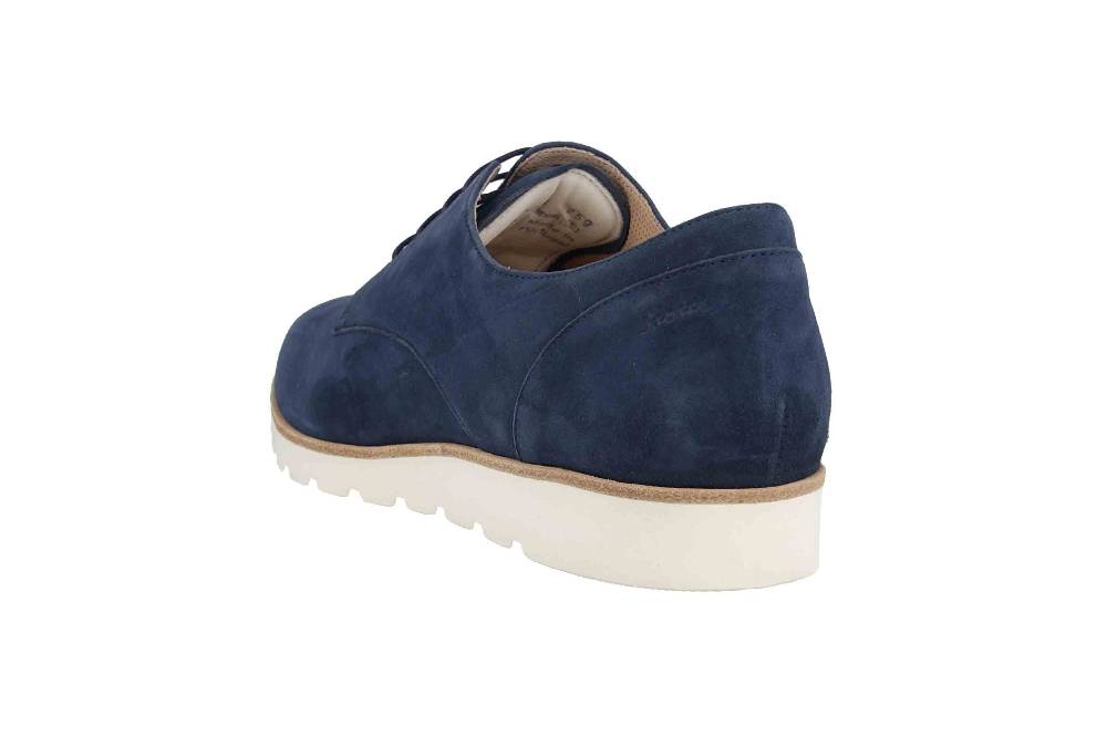 Sioux Meredith-700-XL Halbschuhe in Übergrößen Blau 63602 große Damenschuhe Tiefpreis
