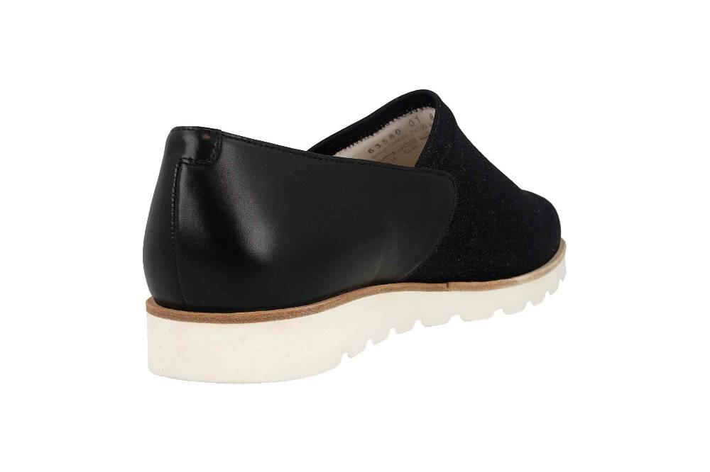Sioux Meredith-705-XL Slipper in Übergrößen Schwarz 63580 große Damenschuhe Kostenlose Rückgabe