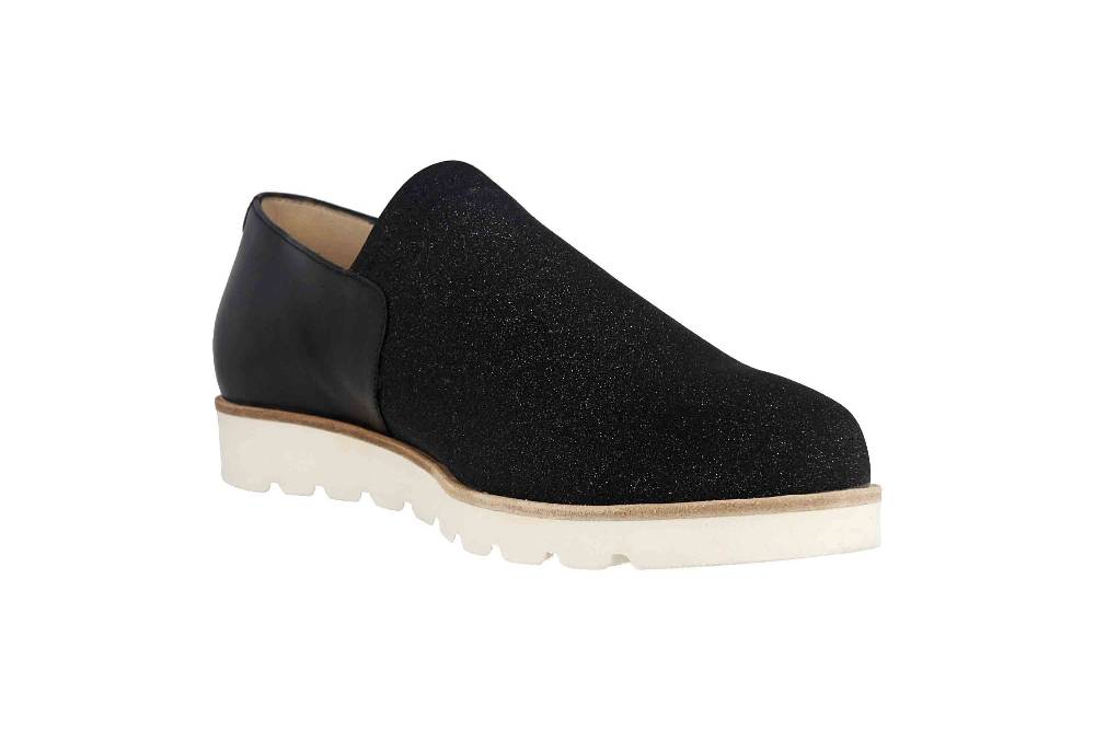 Sioux Meredith-705-XL Slipper in Übergrößen Schwarz 63580 große Damenschuhe Kostenlose Rückgabe