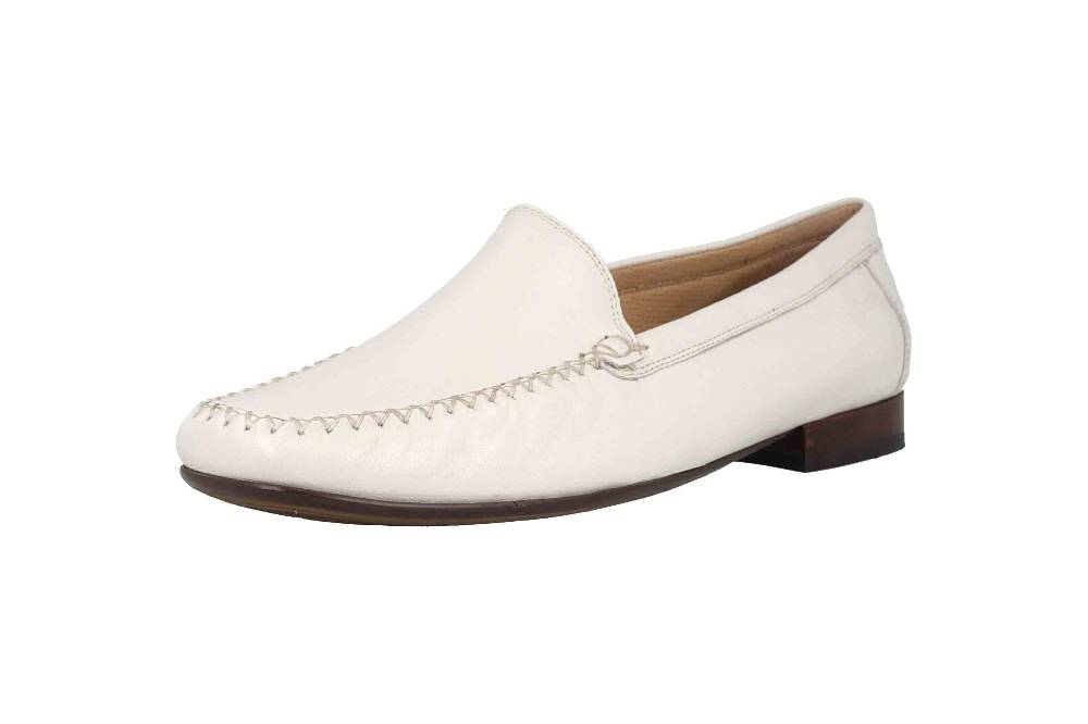 Sioux Campina Slipper in Übergrößen Weiss 63103 große Damenschuhe Neueste Stile