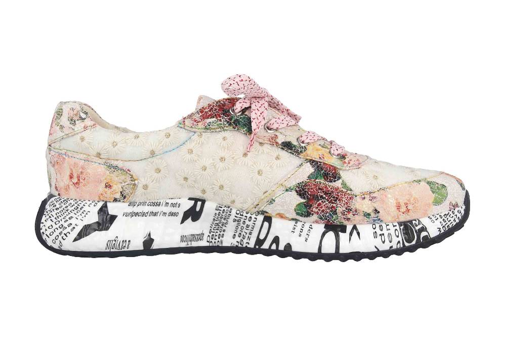 Laura Vita Sneaker in Übergrößen Mehrfarbig BURTON 05 Beige große Damenschuhe 50% Rabatt für begrenzte Zeit