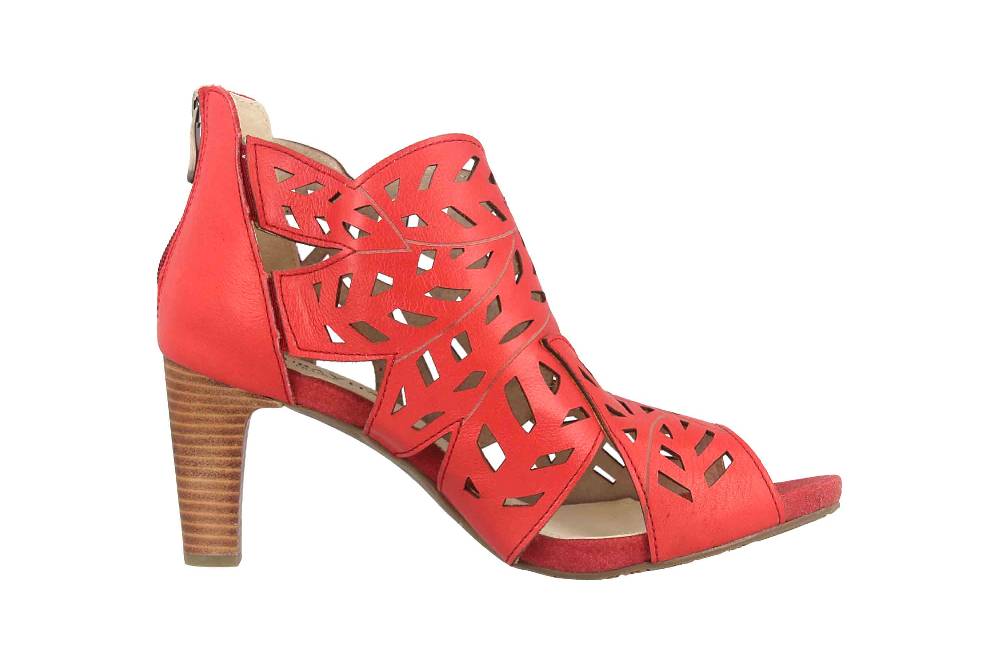 Laura Vita Sandaletten in Übergrößen Rot ALBANE 048 Rouge große Damenschuhe Hotsell