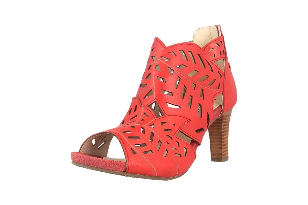 Laura Vita Sandaletten in Übergrößen Rot ALBANE 048 Rouge große Damenschuhe Hotsell