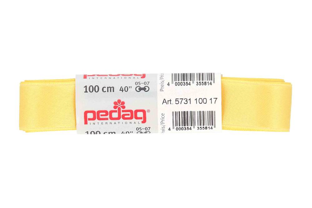pedag - SATINSENKEL - Schnürsenkel 100 cm (1 Paar) 16 mm breit- Diverse Farben Fabrikpreis