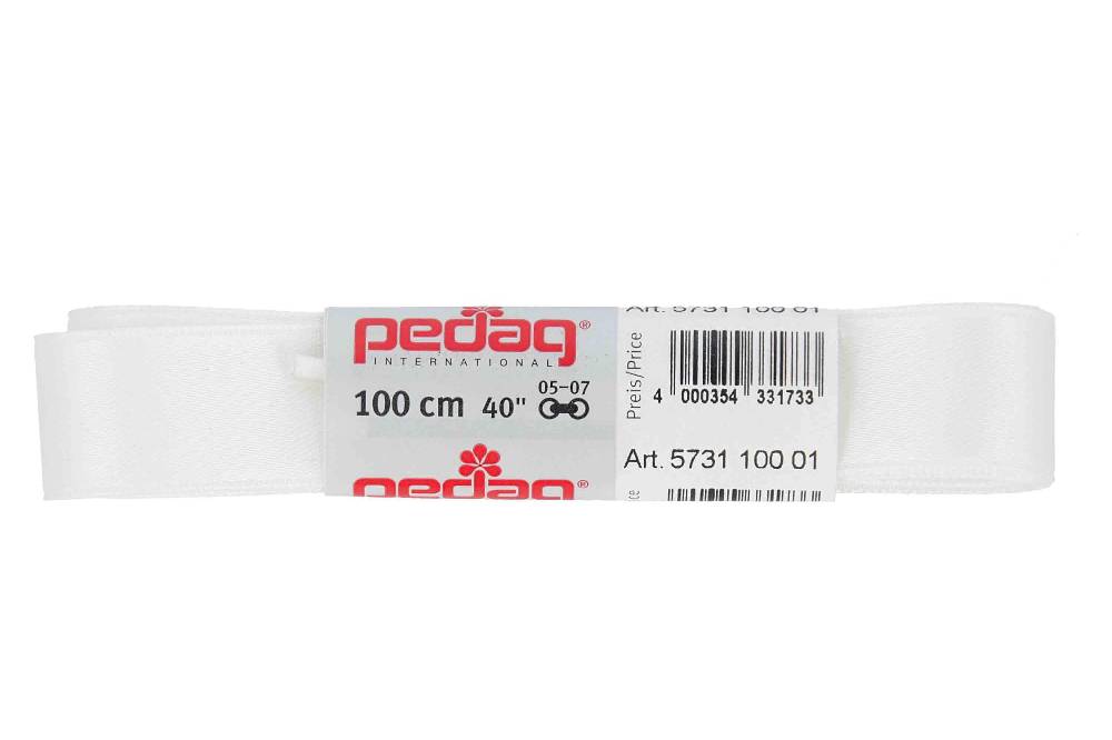 pedag - SATINSENKEL - Schnürsenkel 100 cm (1 Paar) 16 mm breit- Diverse Farben Fabrikpreis