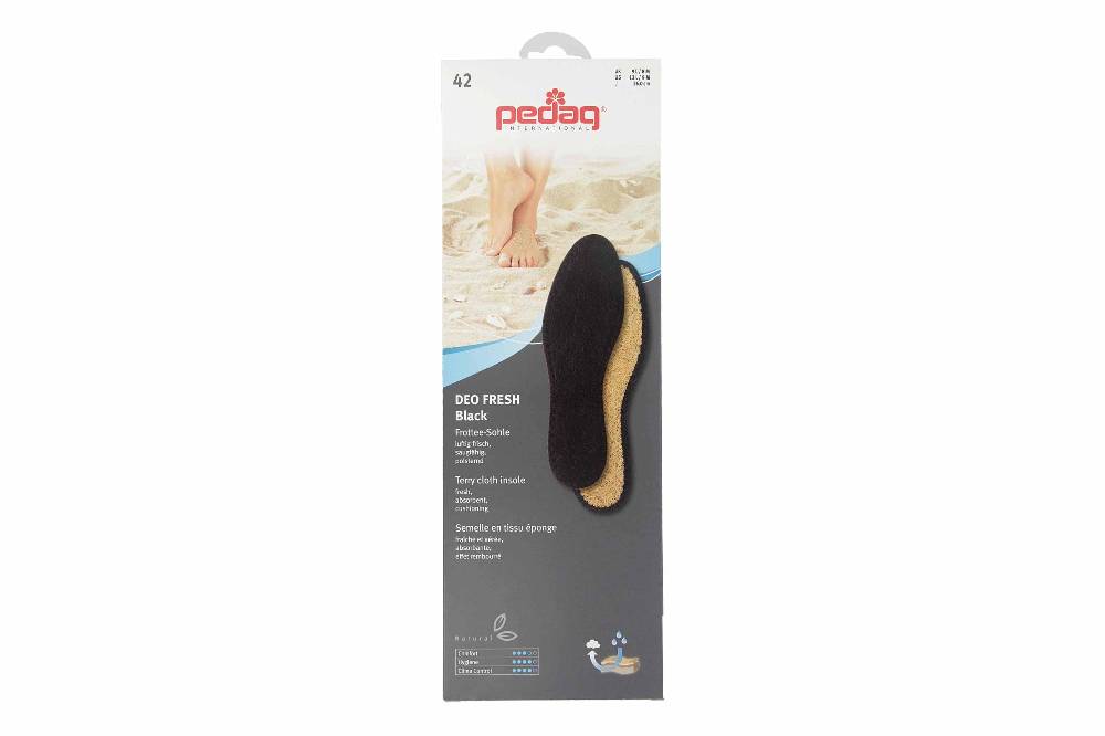pedag - DEO FRESH BLACK - 2806/1062 Barfuß-Einlegesohle Cyber Monday