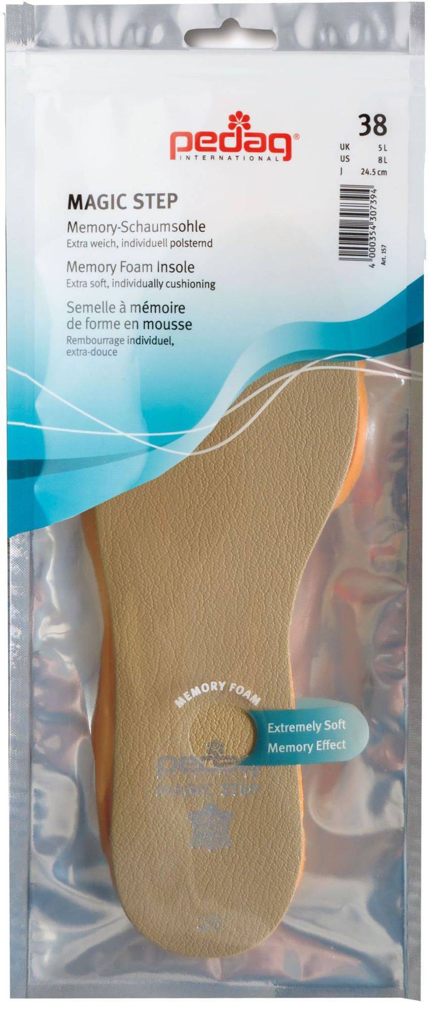 pedag - Magic Step - Memory Schaumsohle - Einlegesohle Zeitlich begrenztes Angebot