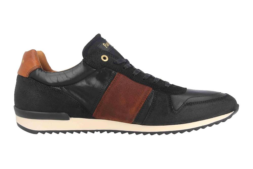 Pantofola d'Oro UMITO UOMO LOW XL Sneaker in Übergrößen Schwarz 10203038.25Y/10203075.25Y große Herrenschuhe Tiefpreis