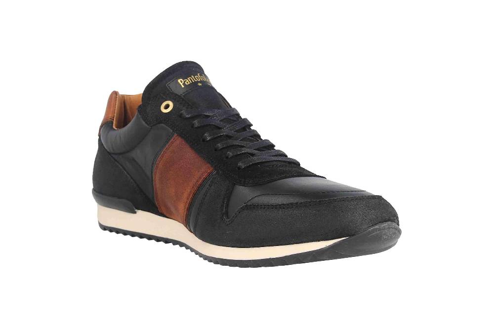 Pantofola d'Oro UMITO UOMO LOW XL Sneaker in Übergrößen Schwarz 10203038.25Y/10203075.25Y große Herrenschuhe Tiefpreis
