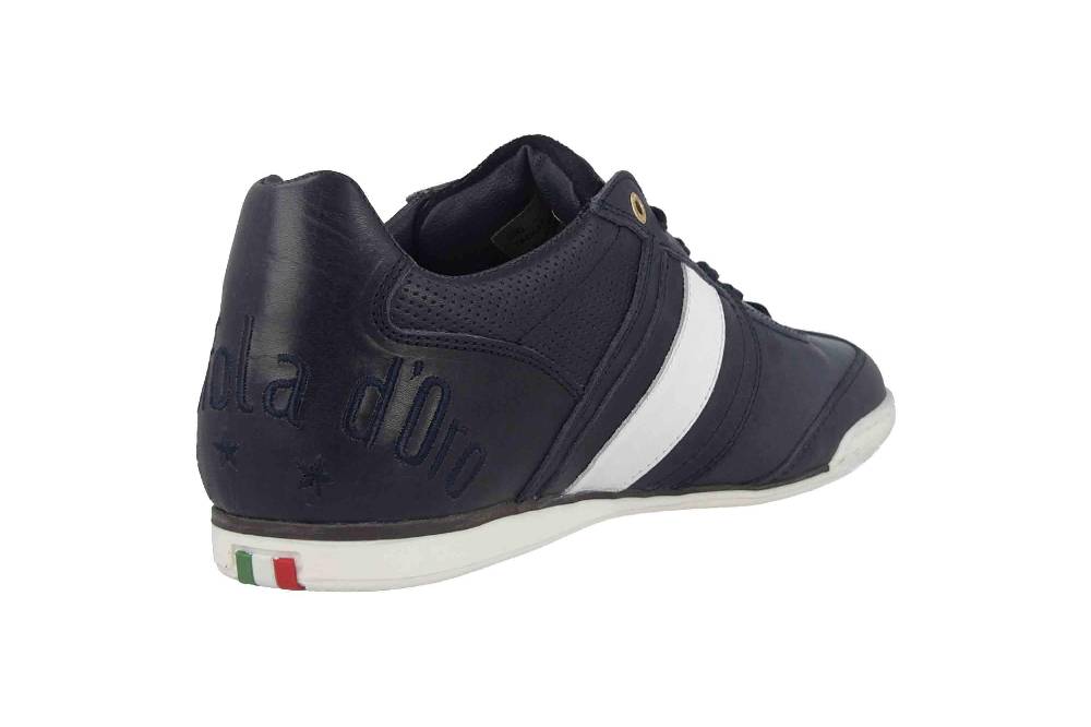 Pantofola d'Oro Imola Romagna Uomo Low Sneaker in Übergrößen Blau 10193037.29Y/10193082.29Y große Herrenschuhe JETZT KAUFEN